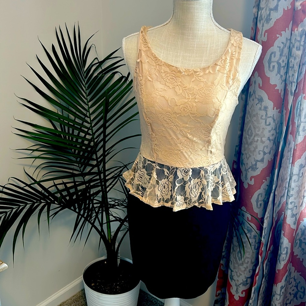 Peplum dress
